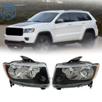 Halogen Headlight Set for Jeep Grand Cherokee (2011–2013) & Compass (2011–2017)