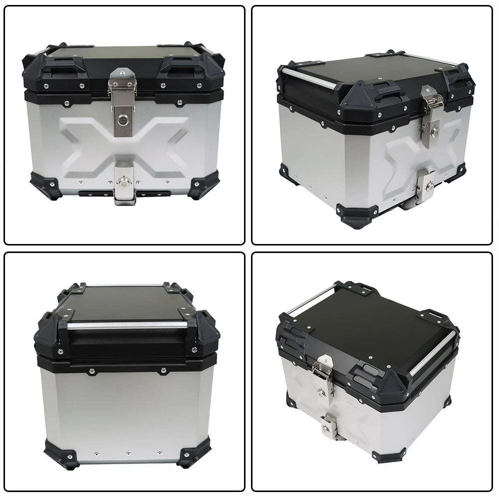Aluminum Motorcycle Trunk Tour Tail Box Luggage Storage for Motorcycle