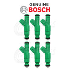 Set of 6 Bosch 0280155968 440cc 42lb EV1 Fuel Injectors for