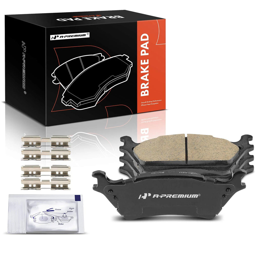 Set of 4 Rear Ceramic Brake Pads for Ford F-150, Expedition (2015–2019)