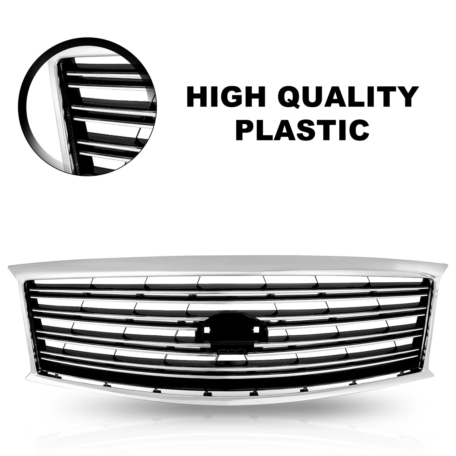 Chrome Front Bumper Upper Grille for Infiniti M37 M56 (2011-2013)