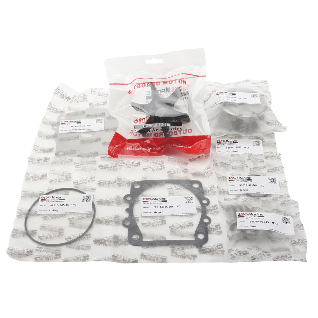 Water Pump Repair Service Kit 68V-W0078-00 for Yamaha Outboard