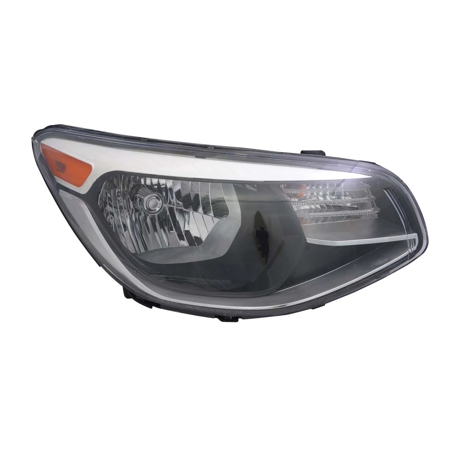 Replacement Passenger Side Halogen Non-Projection Head Light Assembly