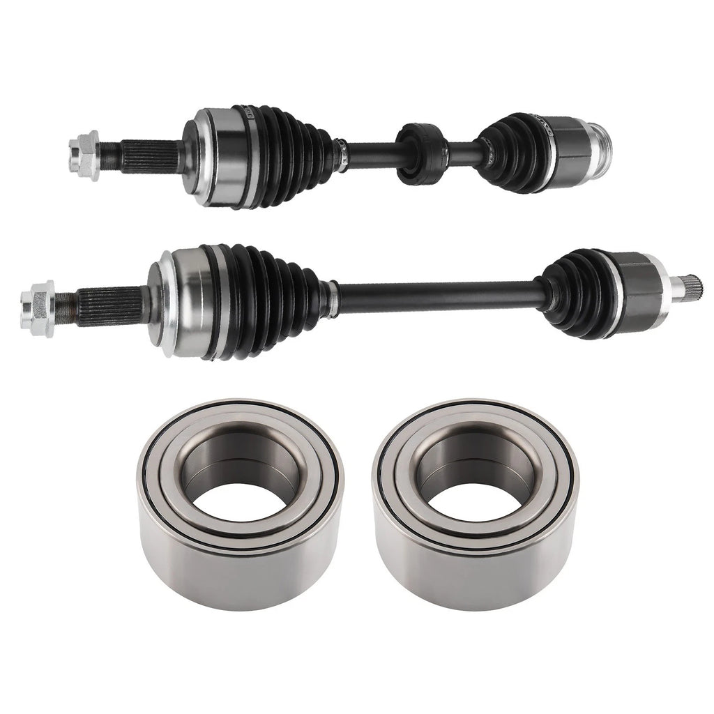 Set of 2 CV Axle Joint Assembly & Bearings for Honda Accord 2.4L (2013–2014)