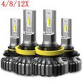 Set of 4 LED Headlight Bulbs Conversion Kit 9005 H11 for