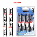 8pc Fishing Float Set with High Visibility Bobbers and Rigged Lines