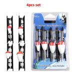 8pc Fishing Float Set with High Visibility Bobbers and Rigged Lines