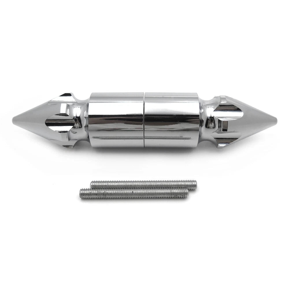 Chrome Spike Bar Ends for Suzuki GSX-R 600 750 1000 1100 (2001–2023)