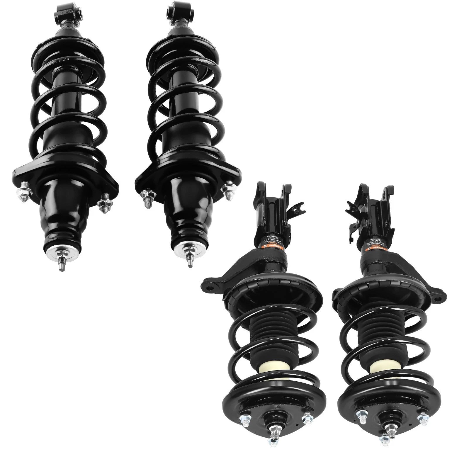 Set of 4 Quick Struts Shocks for Honda Civic (2003–2005) 1.7L