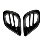 Black Front Bumper Fog Grill Trim for Mercedes Benz W213 E-Class (2020+)
