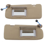 Sunvisor Pair with Lights and Mirror for Honda CR-V (2017-2022)