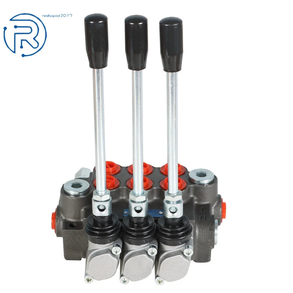 P40 Hydraulic Directional Control Valve 13GPM 3 Spool for