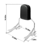 Sissy Bar Backrest Docking Hardware Kit for Harley Softail Fat Bob (2018–2025)