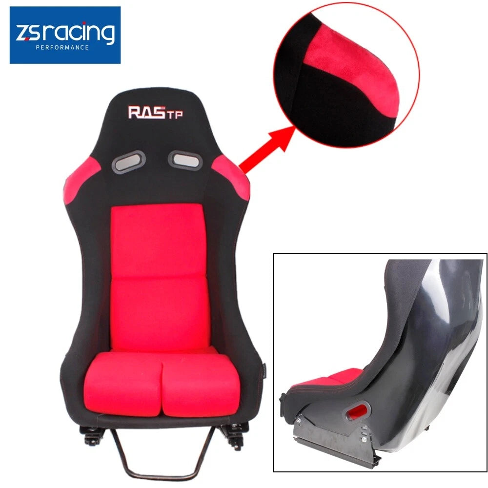 Racing Bucket Seat with Stainless Bracket Mount