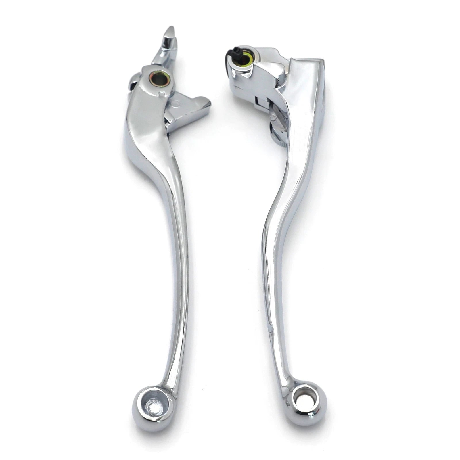 Chrome Brake Clutch Levers for Kawasaki Ninja 650 Z650 Z900 (2017–2023)