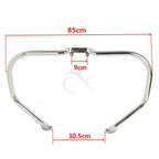 Chrome/Black Engine Guard Crash Bar for Indian Chieftain Roadmaster (2014-2025)