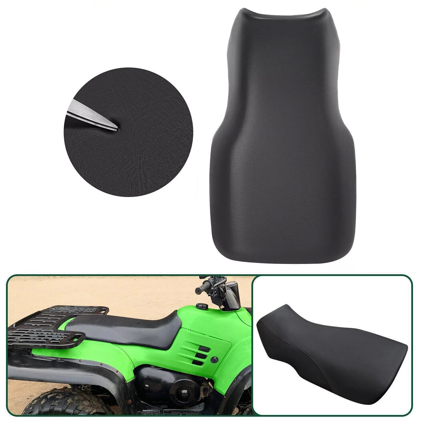 Black Seat Cover for Polaris Magnum 325 330 500 Sportsman 400 500 600 (1996–2006)