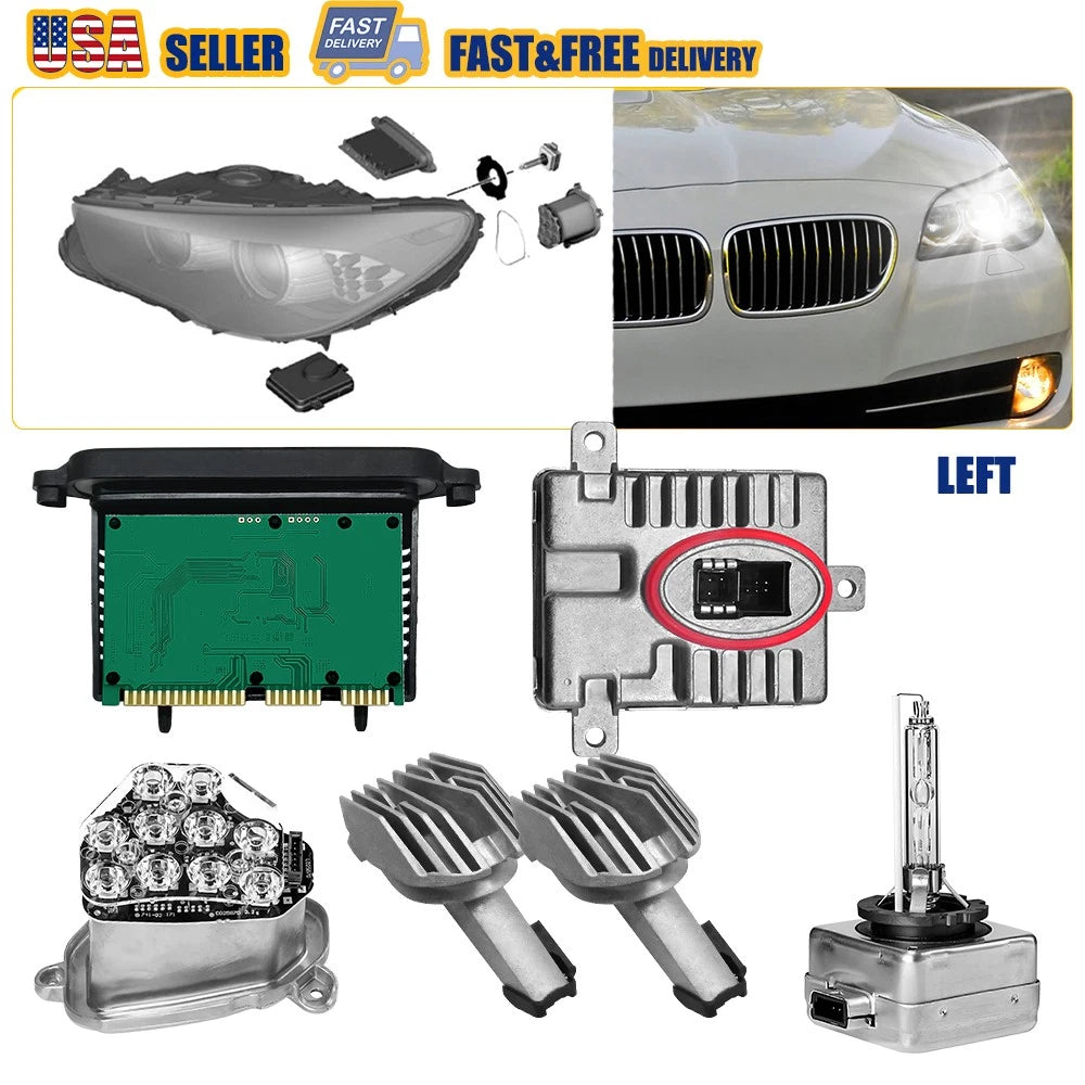Xenon Ballast Bulb LED Module LH for BMW 5 Series 528i 535i 550i (2011–2013)