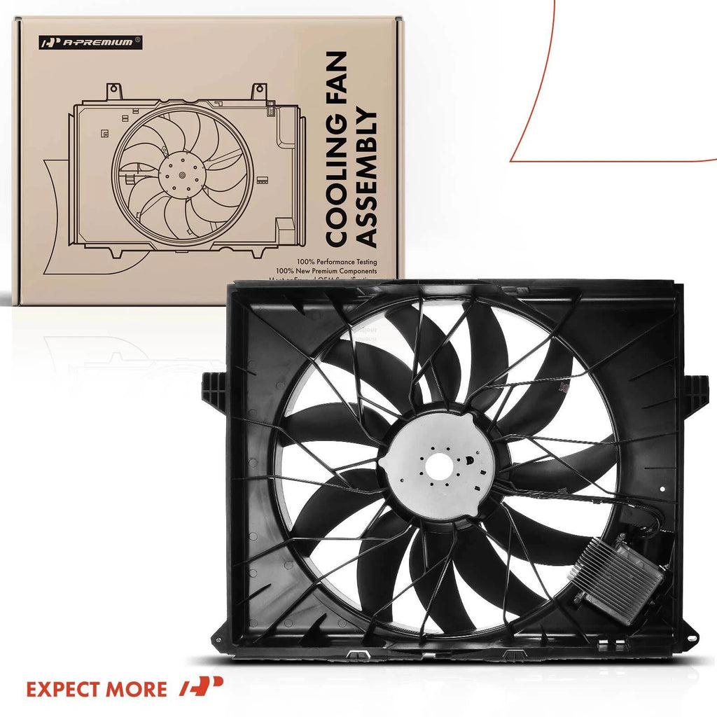 Cooling Fan Assembly with Shroud for Mercedes-Benz ML350 ML550 (2010–2011)