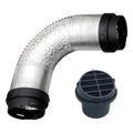 Diesel Heater Duct Hose 75MM with 2 x 60MM Connectors Round Air Outlet