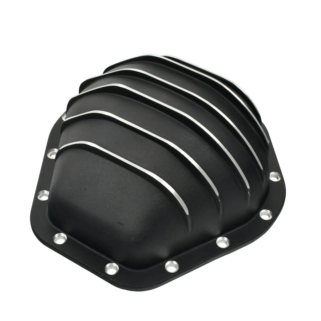 Black Aluminum Differential Rear Cover w/Gasket for Chevy 10.5" (14 Bolt)