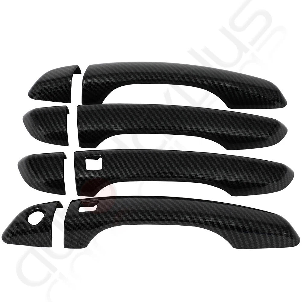 Set of 2 Carbon Fiber Door Handle Covers for Hyundai Elantra (2017–2020)