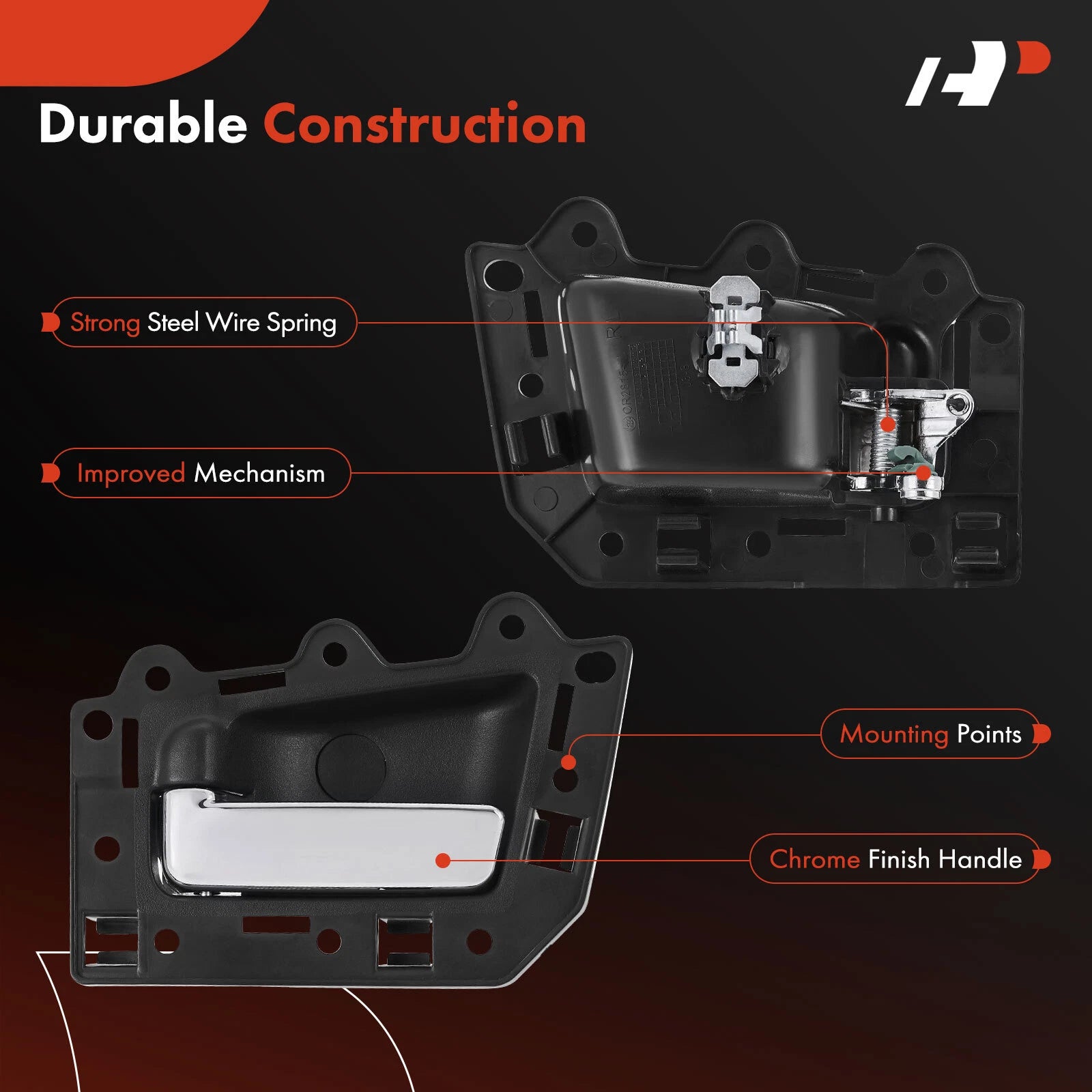 Rear Left Interior Door Handle for Jeep Grand Cherokee (2005-2011)