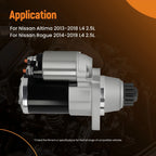 Starter Motor for Nissan Altima (2013–2018) M000TB0071 13 Teeth 1.4kW 12V