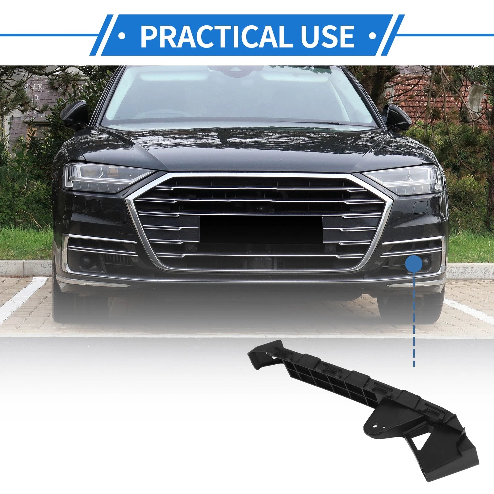 Front Left Bumper Retainer Bracket No. 71190TMET01 for Honda CRV (2017–2020)