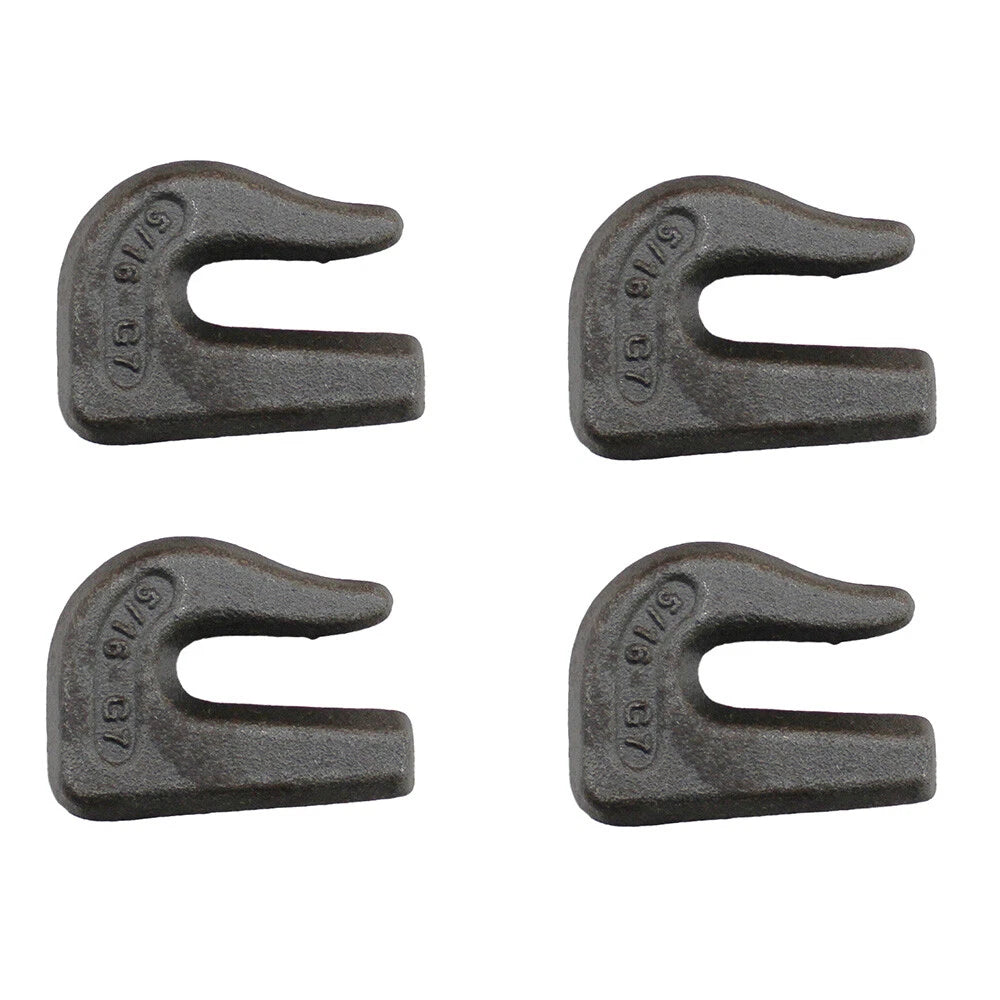 Set of 4 Weld On Grab Chain Hooks 5/16" G70 WLL 4,700 0900103