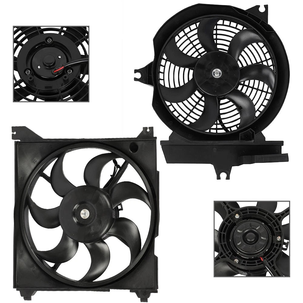 Cooling Fan Assembly for Hyundai Santa Fe (2001–2006)
