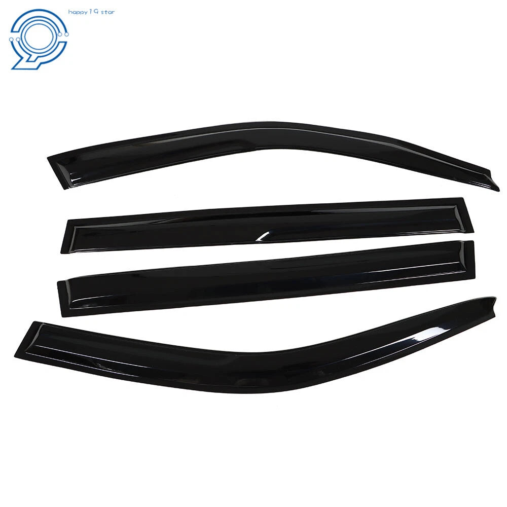 Set of 4 Window Visors for Toyota Highlander (2001–2007) Smoke Vent Guard