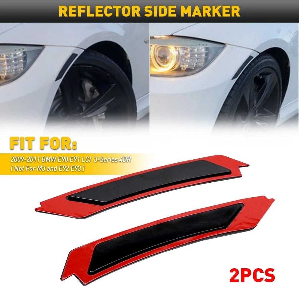 Front Bumper Fender Reflector Side Marker Light for BMW E91 E90 LCI (2009–2011)