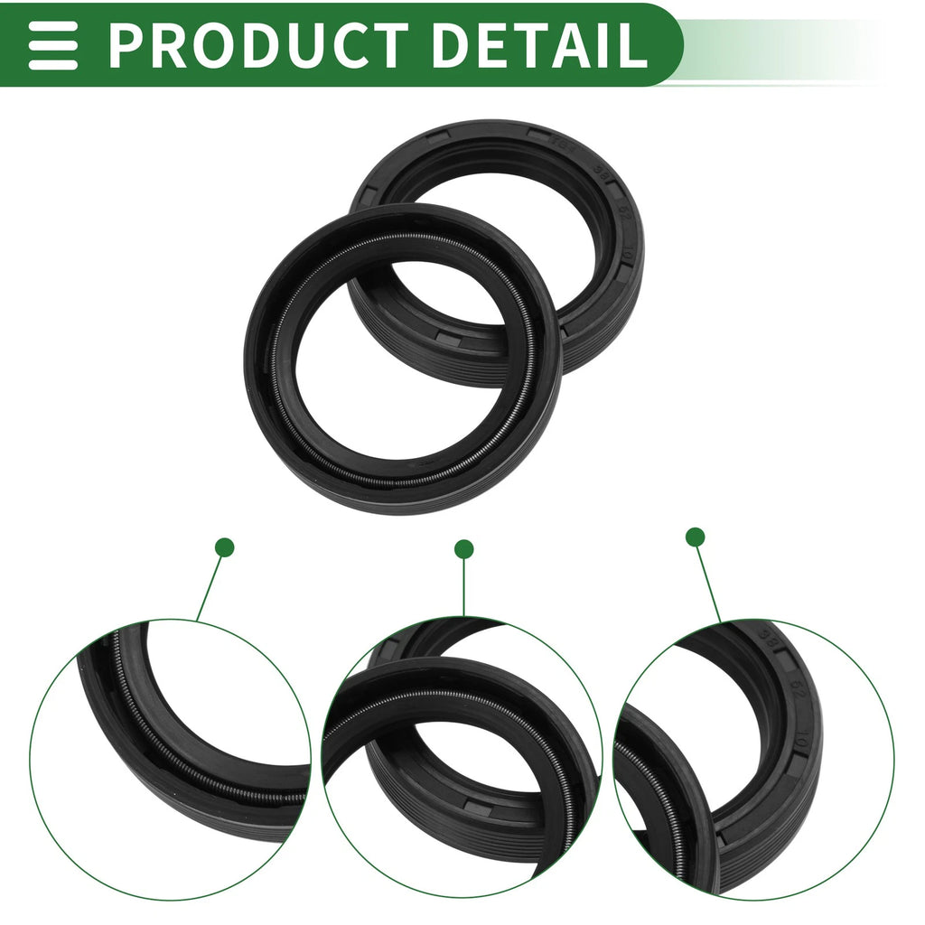 Oil Seal   - NBR Rubber 38x52x10mm Black