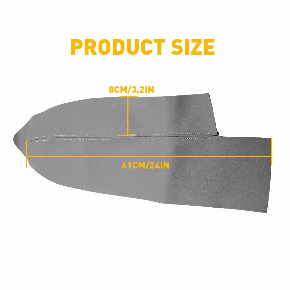 Set of 2 Front Door Armrest Covers for Honda CR-V (2007–2012) Grey