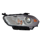 Halogen Headlight Driver Side Replacement w Chrome Bezel for Dodge (2011–2019)
