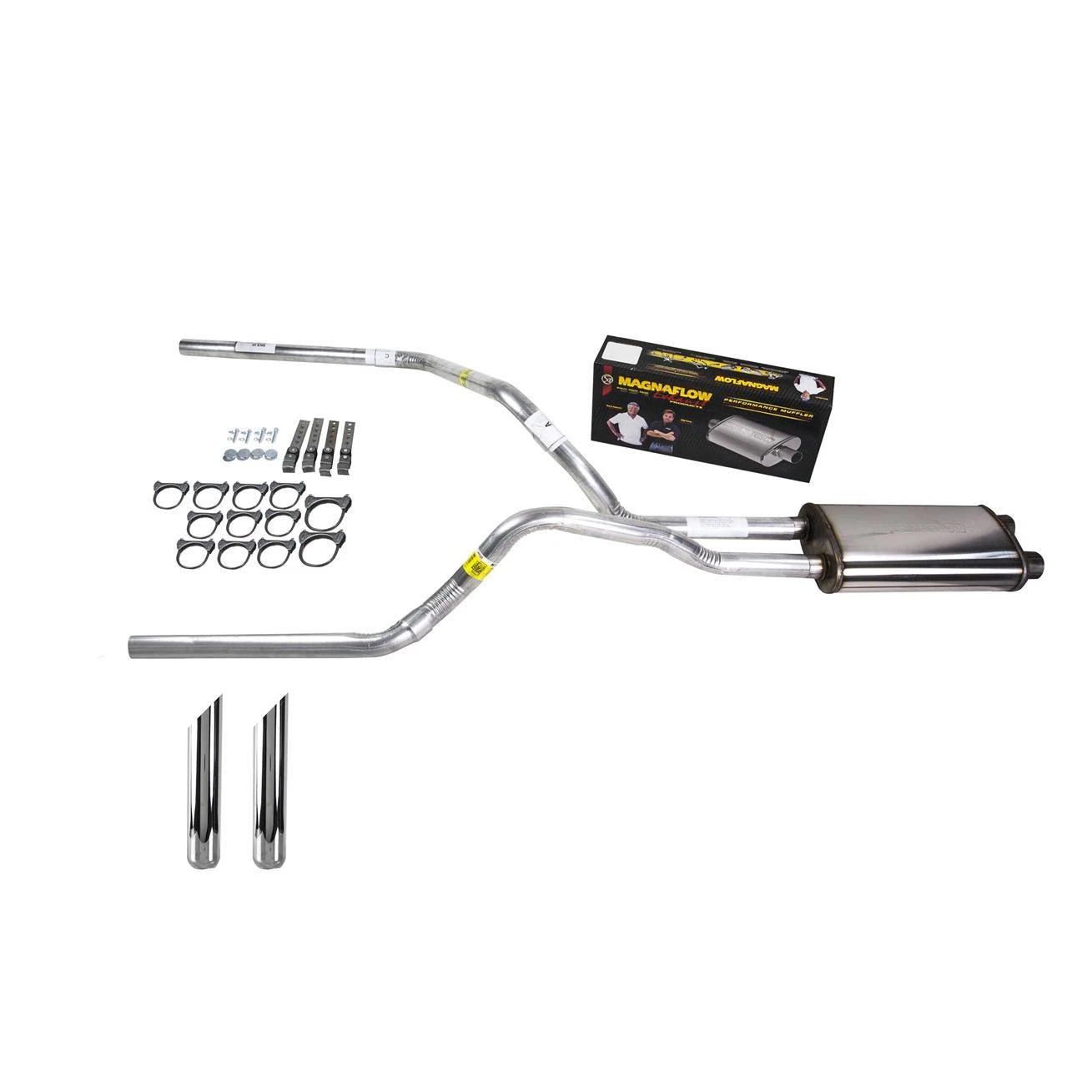 Mandrel Dual Exhaust for Chevrolet GMC Truck 6.0L/8.1L (2001–2006)