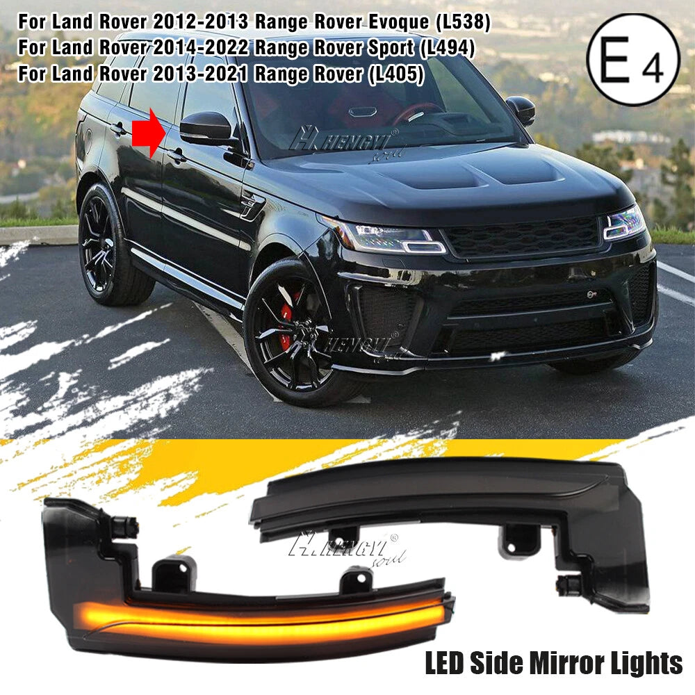 Dynamic Side Mirror Turn Signal Light for Land Rover Discovery Range Rover Sport