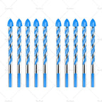 10x 6mm Tungsten Carbide Drill Bits for Porcelain Tile Concrete