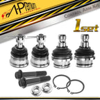Set of 4 Front Upper & Lower Ball Joints for Nissan Frontier Pathfinder (2005–2015)