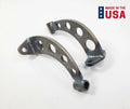 Drilled Headlight Stands Mount Pair for Hot Rods (Custom Steel Frame)