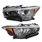 Full LED Headlight Assembly for Infiniti Q50 (2014–2022) Left+Right Pair