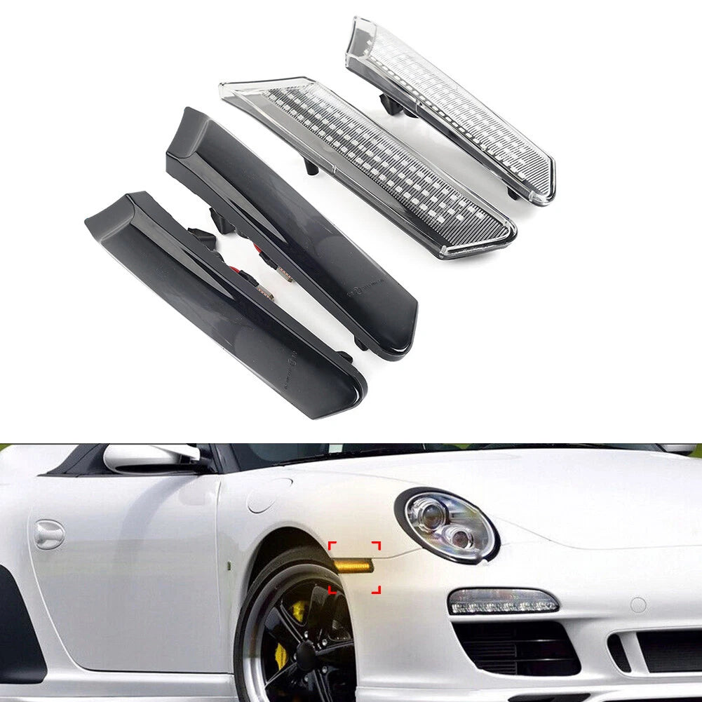 LED Side Marker Lights for Porsche 911 987 997 Boxster Cayman (2005–2012)