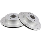 Set of 4 Drilled Slotted Brake Rotors for Nissan 350Z INFINITI G35