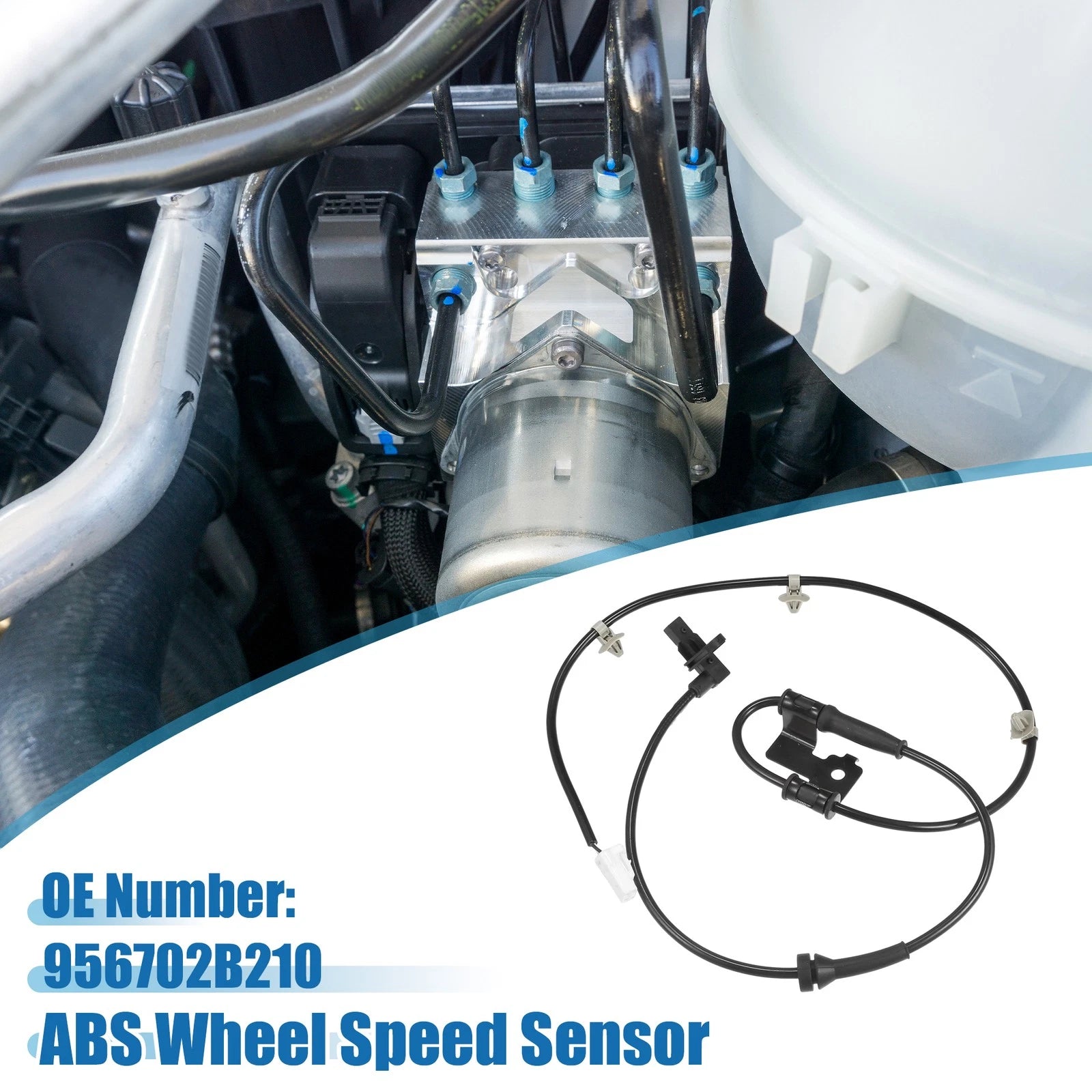 Front Right ABS Wheel Speed Sensor No. 956702B210 for Hyundai Santa (2001–2006)