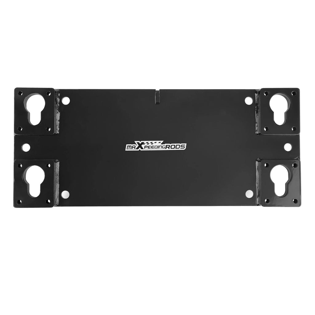Winch Mount Kit for Trailer Floor 10K Pounds Satin Black Powder Coated
