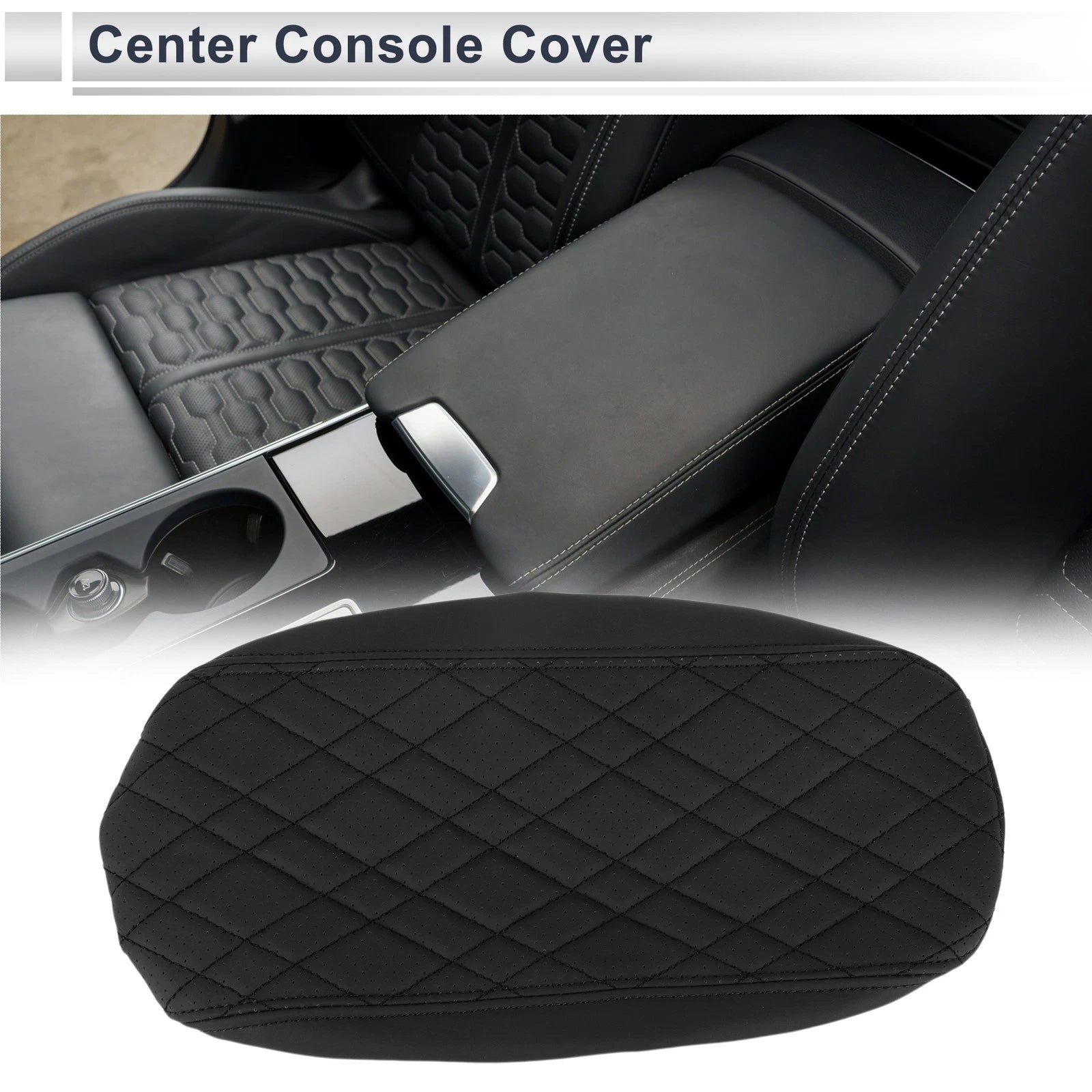 Center Console Cover for BMW 2 Series (2014–2019) Black