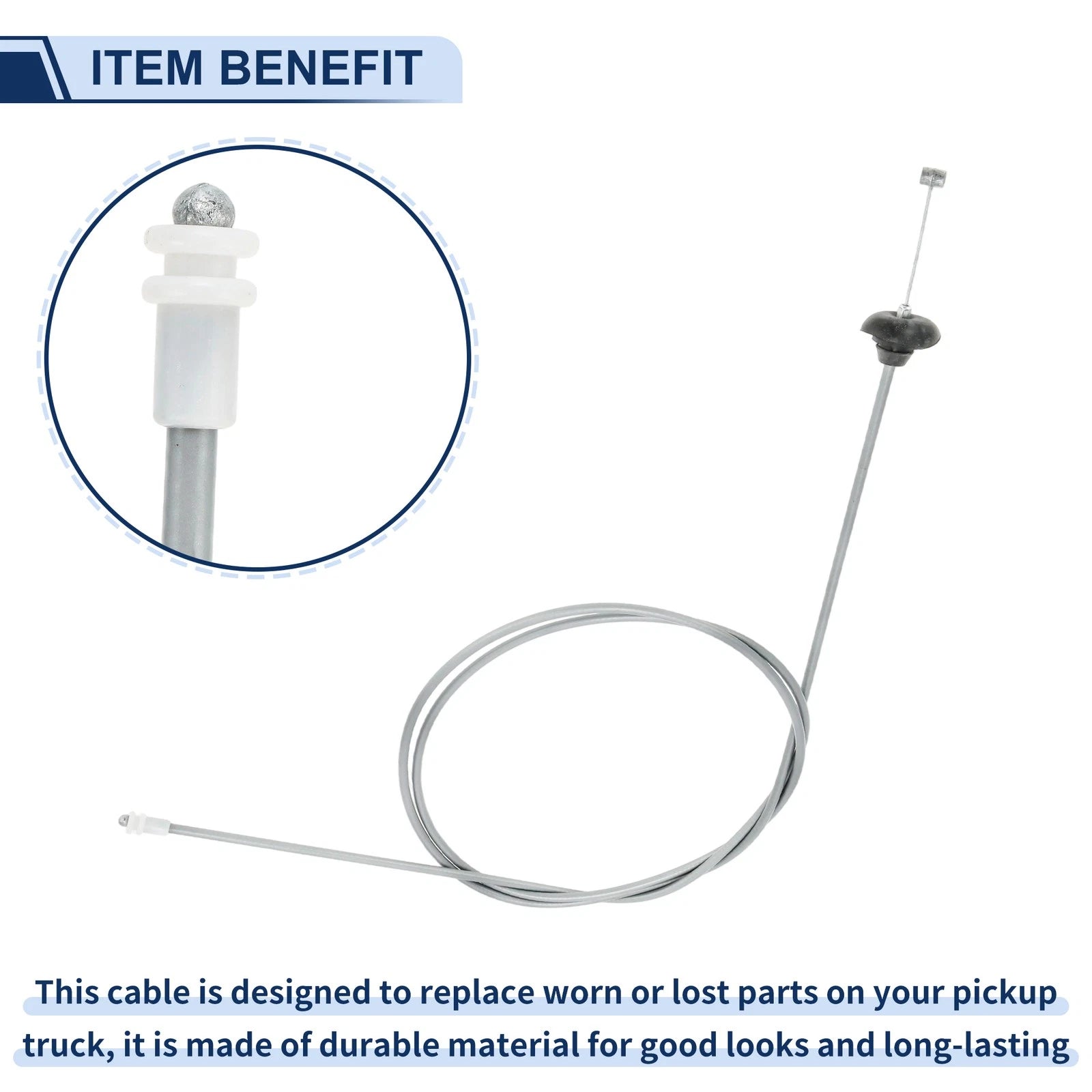 Hood Latch Release Cable for Mercedes-Benz Metris (2016–2023) No. 4477500159