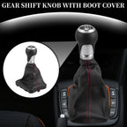 6 Speed Manual Gear Shift Knob with Dust Cover for Audi A6 (2004–2008)