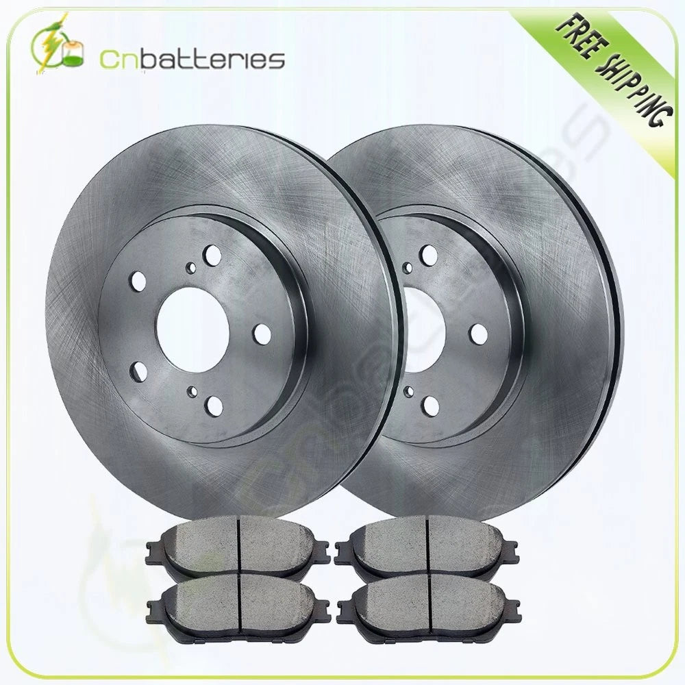 Front Brake Pads and Rotors for Toyota Camry (2005–2006) Lexus ES300 (2002–2003)